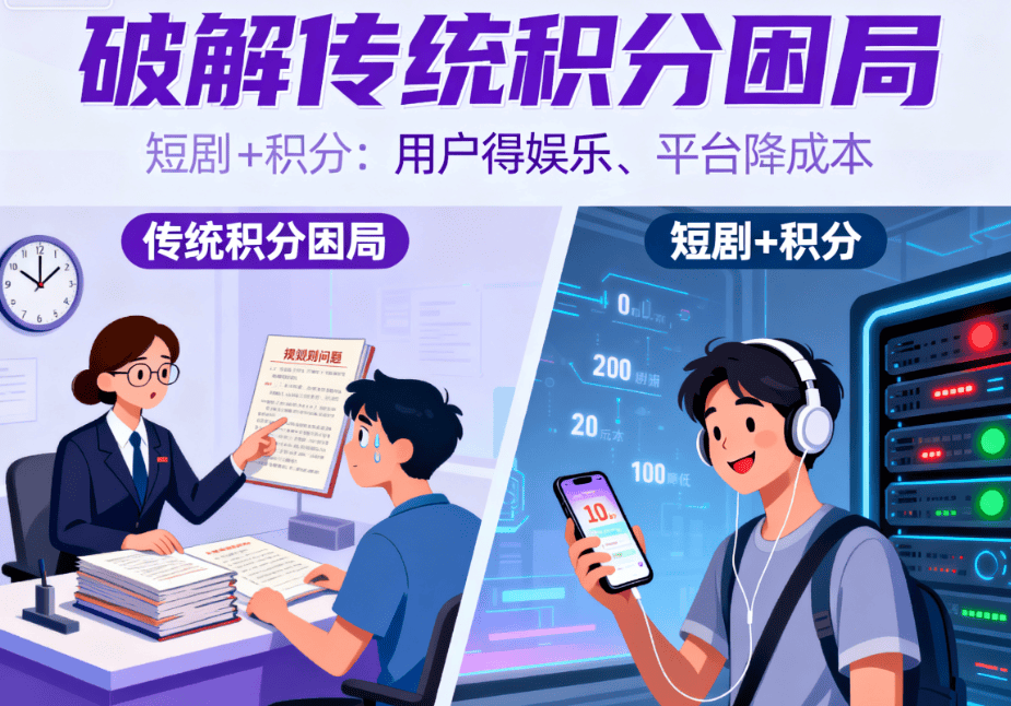 纸！“短剧 + 积分” 打开娱乐消费新方式麻将胡了试玩模拟器积分兑换不再只有毛巾抽(图5)